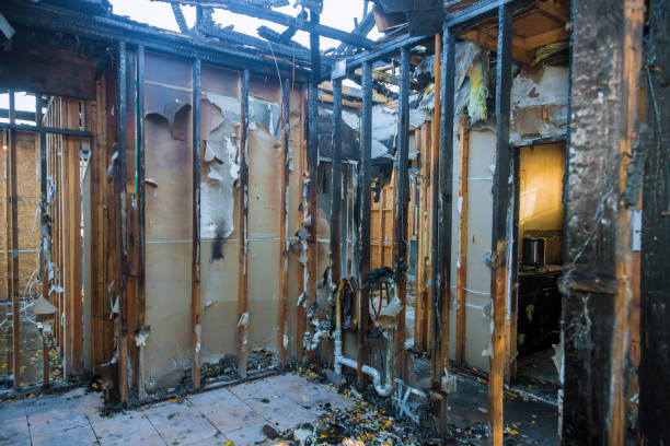 Professional Fire Damage Removal technician working in Bowling Green, OH
